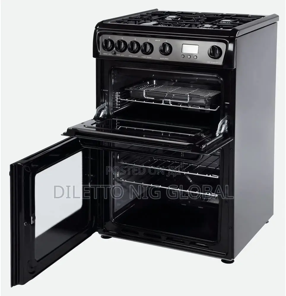 Hotpoint Hag60k Cooker Freestanding Gas Double Oven