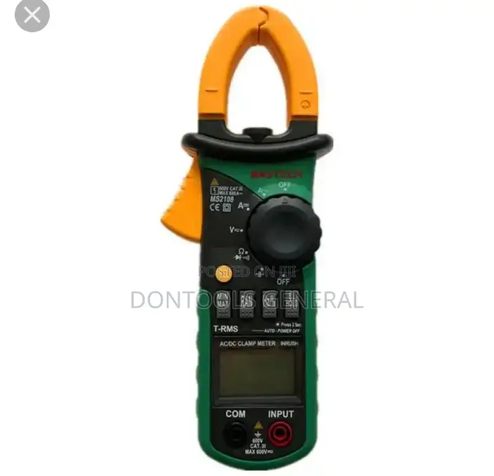 Mastech Ms2108 Digital Clamp Meter True RMS LCD Multimeter