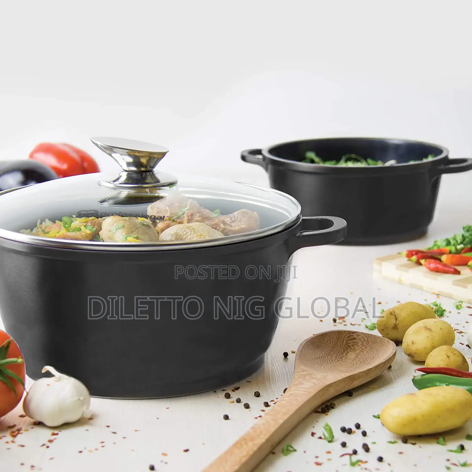 SQ Professional NEA Die-cast Aluminium Stockpot 5pc Set