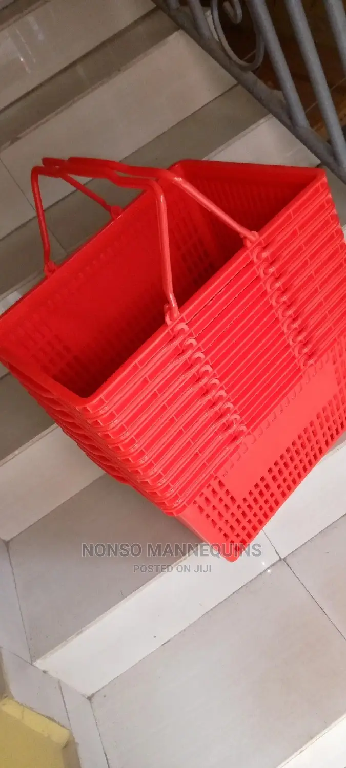 Red/Black Shopping Baskets for Shopping