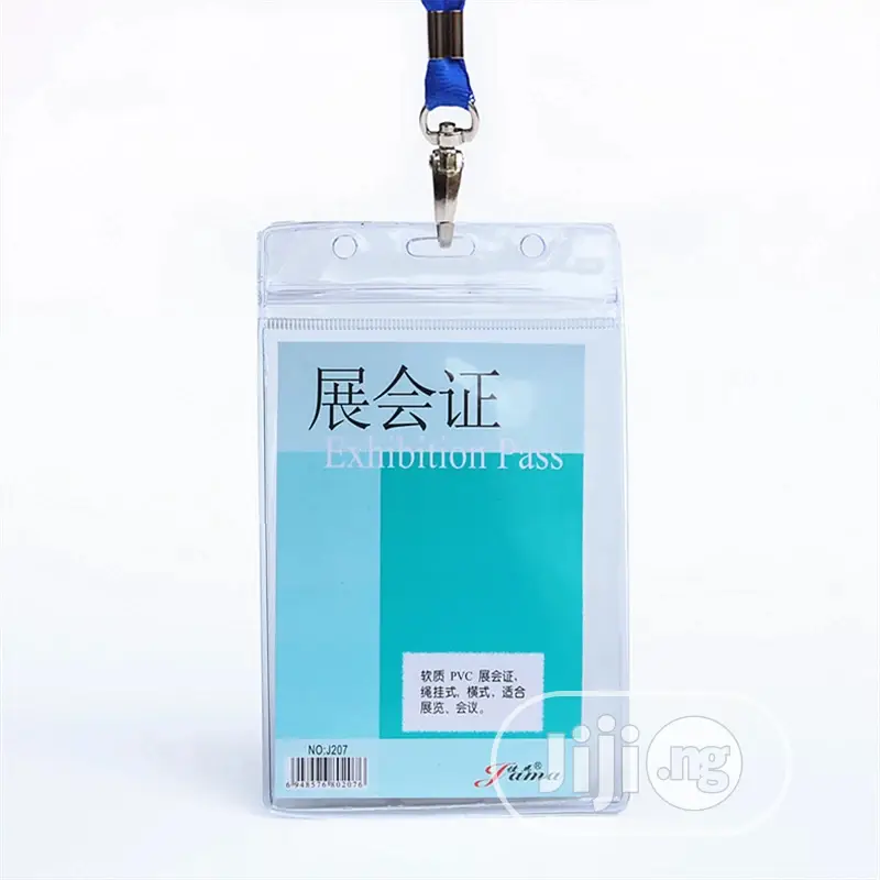 50pcs Soft Plastic Waterproof Working ID Card Holder