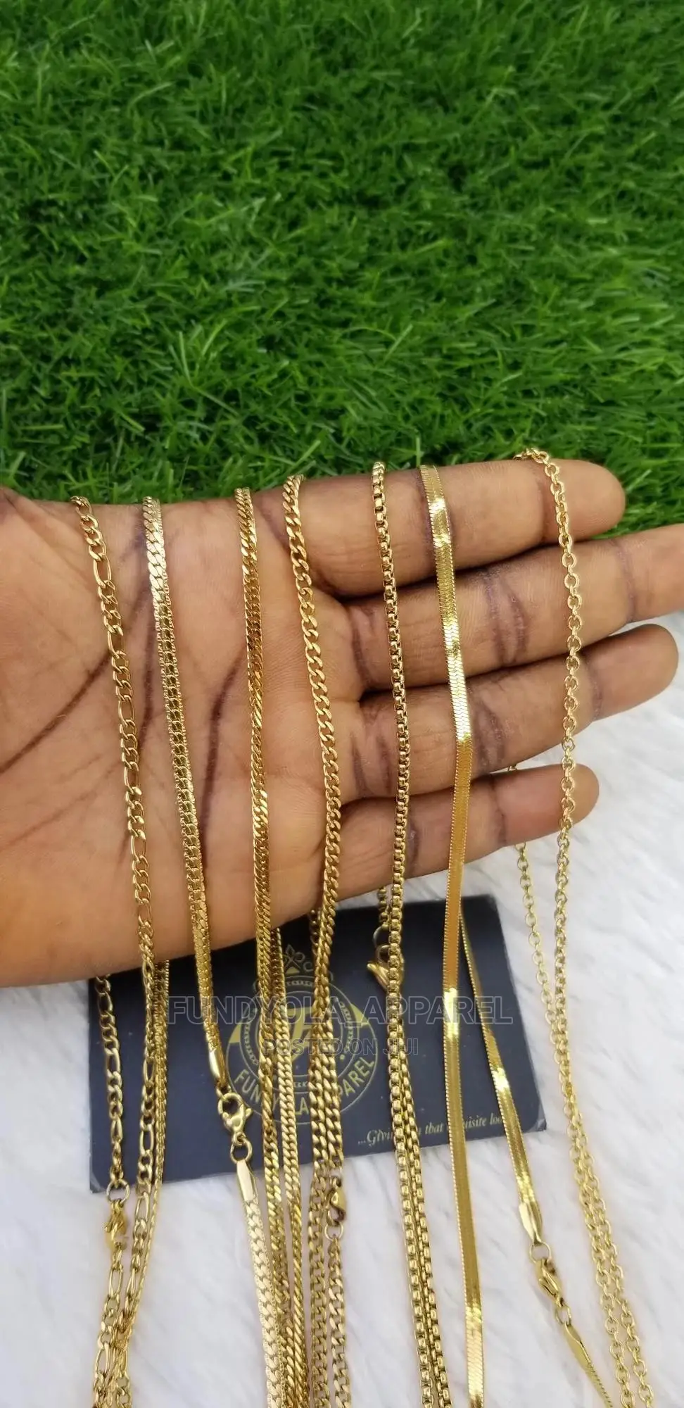 Pure Stainless Steel Chain Necklace