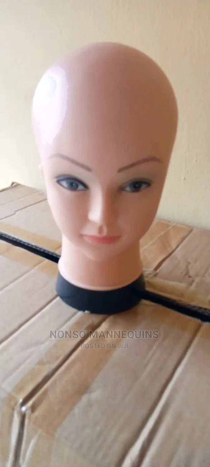 Pinnable Head Mannequin For Turbans/Wigs