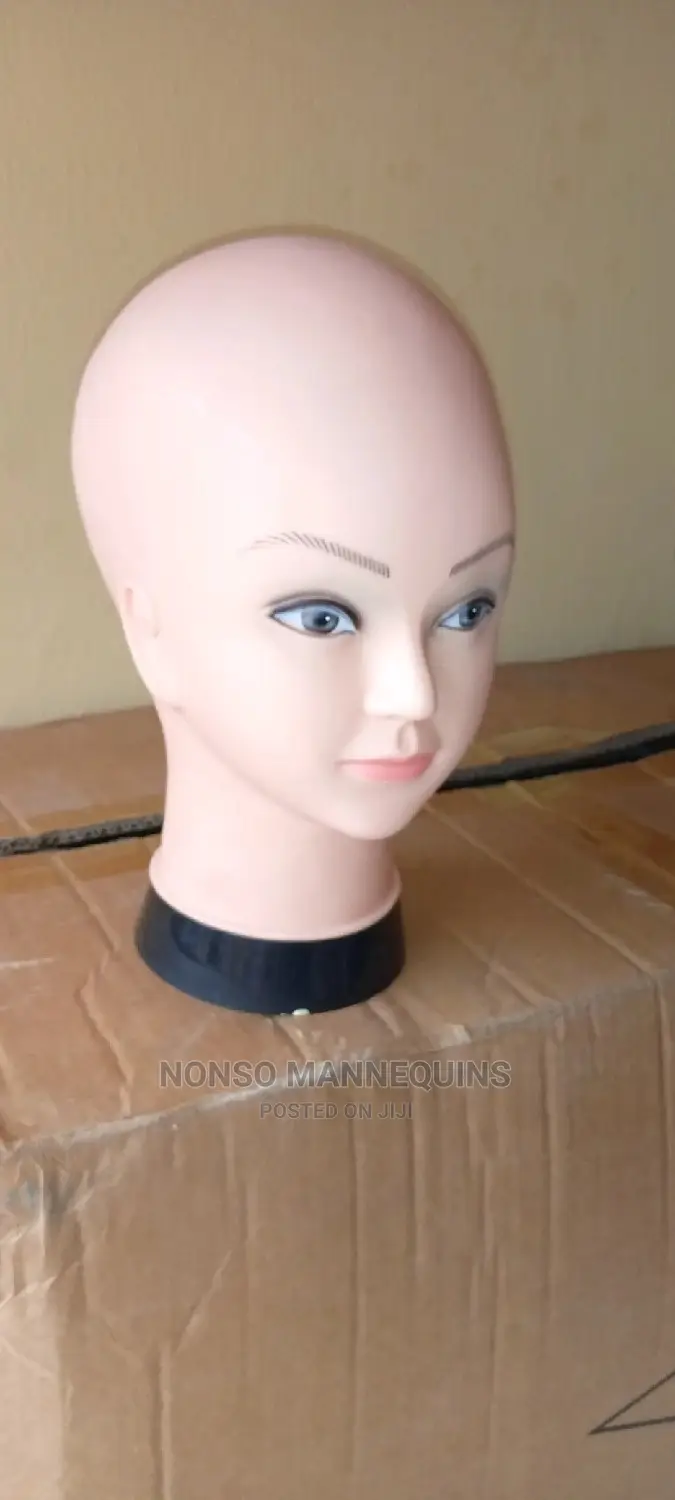 Pinnable Head Mannequin For Turbans/Wigs