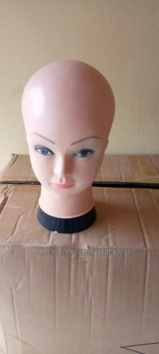 Pinnable Head Mannequin For Turbans/Wigs