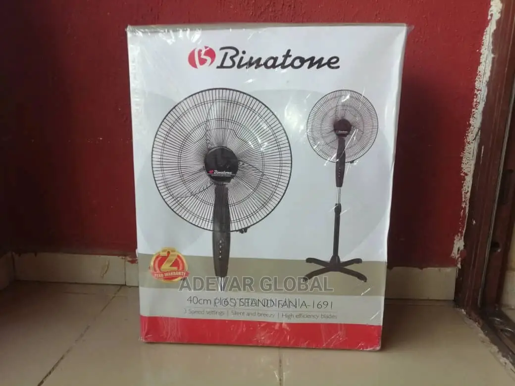 Binatone 16 Inches Standing Fan a-1691 - Black