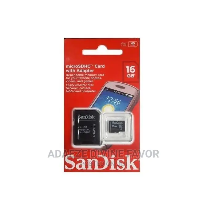 16GB Sandisk Memory Card