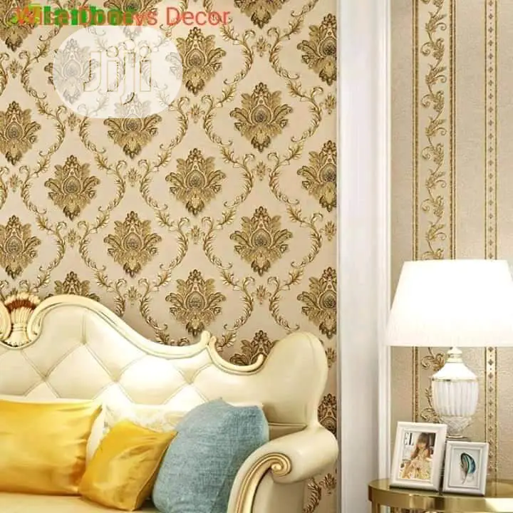 House Wallpaper 3D Panel Window Blind And P O P Works