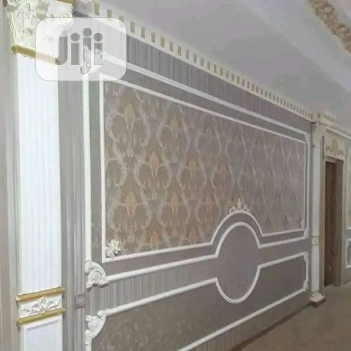 House Wallpaper 3D Panel Window Blind And P O P Works
