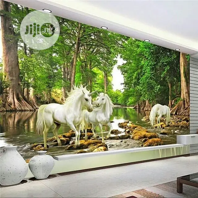 Wallpaper Design An 3d Panel, 3d 3D Mural