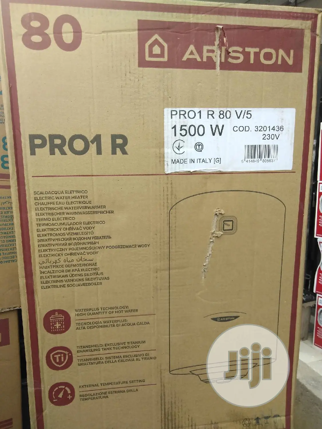 80 Litres Ariston Water Vertical