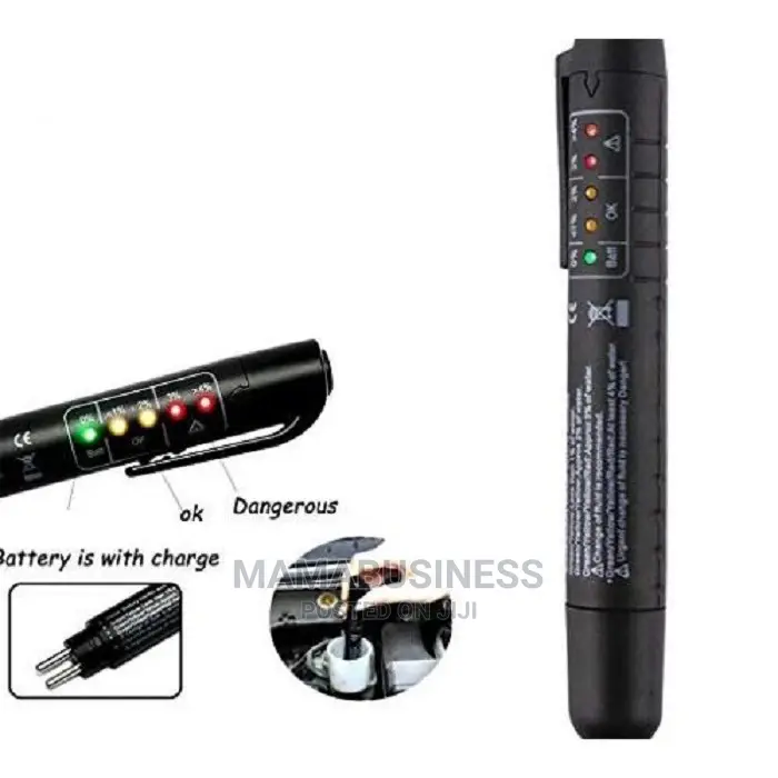 5 LED Indicator OBD2 Auto Brake Fluid Tester Pen