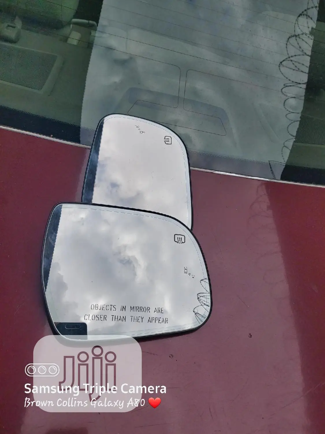 Toyota Sienna 2018 Side Mirror Glasses With Driving Sensors