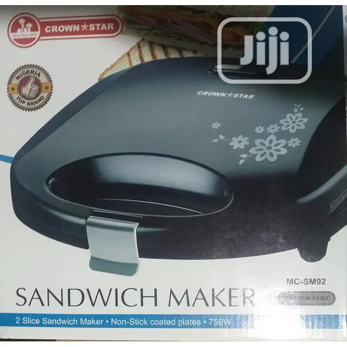 2 Face Master Chef Non-Stick Sandwich Toaster