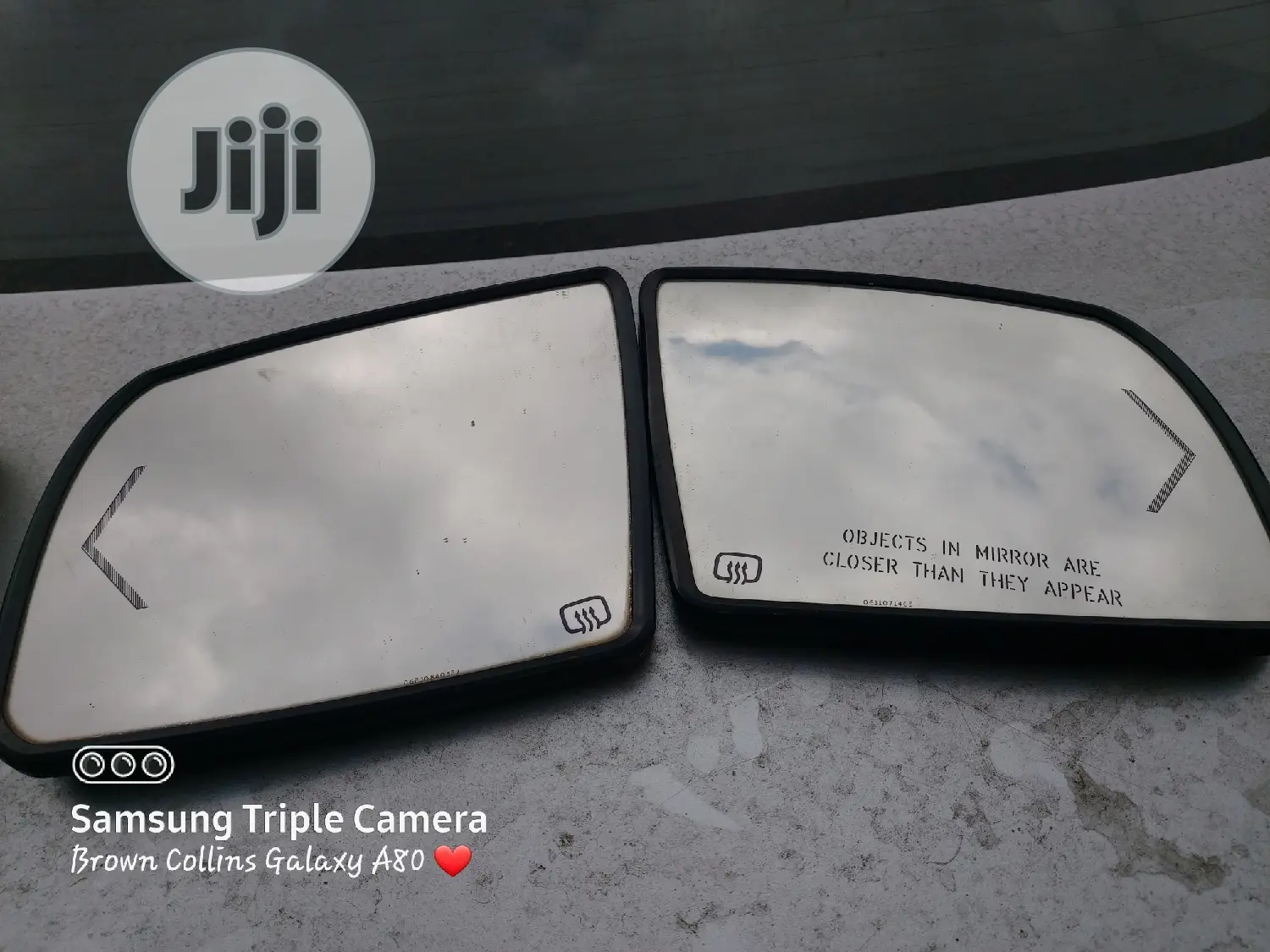 Side Mirrors Glasses for Toyota Tundra 2010 to 2017