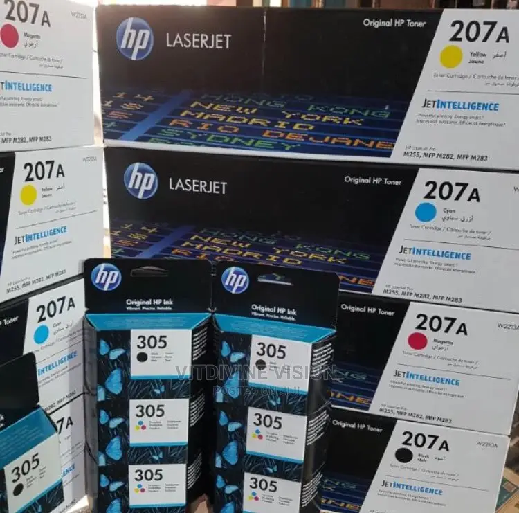 Hp 307a Toner Cartridge Black,Magenta,Cyan,Yellow