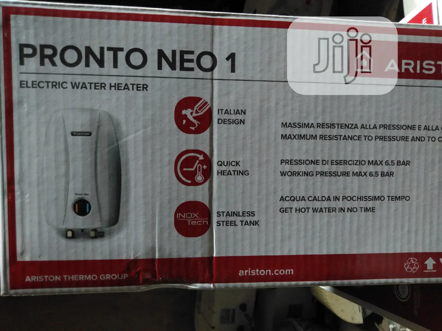 Ariston Instant Water Heater Pronto Neo