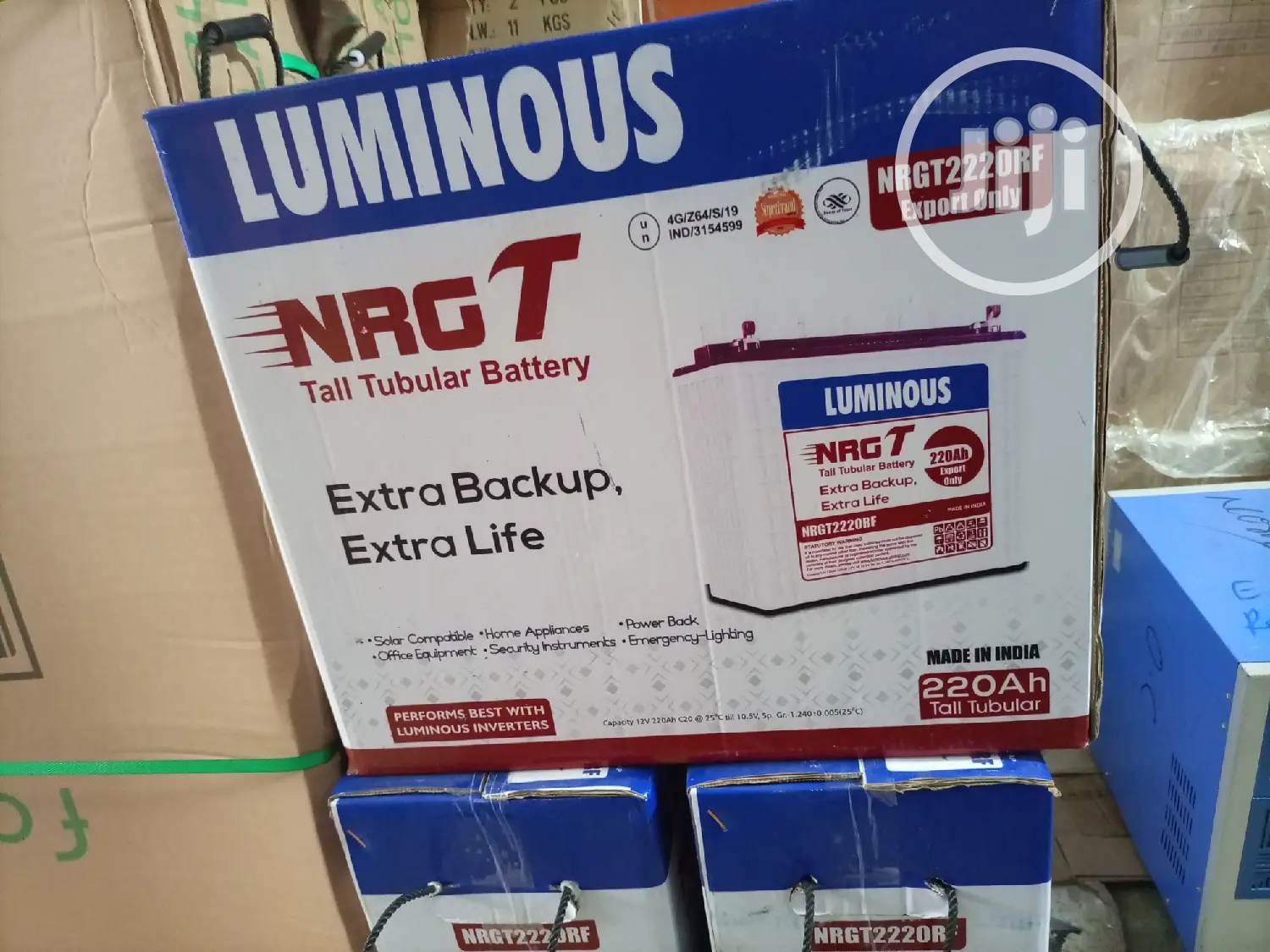 220ah 12v Luminous Tall Tubular Battery