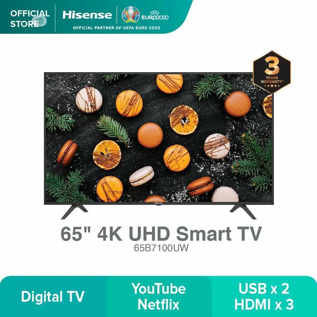 Hisense 65" Uhd A6n Series Smart Led Tv (1yr Warranty)