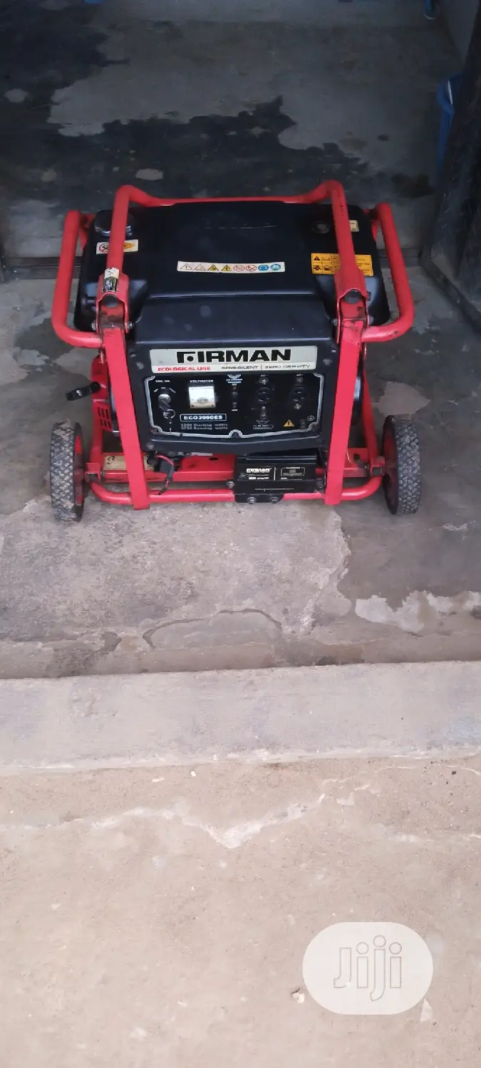 Fairly Used 3KVA SUMEC FIRMAN ECO3990 Generator With Receipt