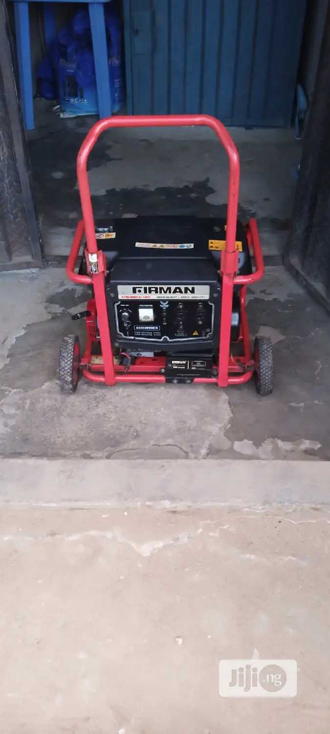 Fairly Used 3KVA SUMEC FIRMAN ECO3990 Generator With Receipt
