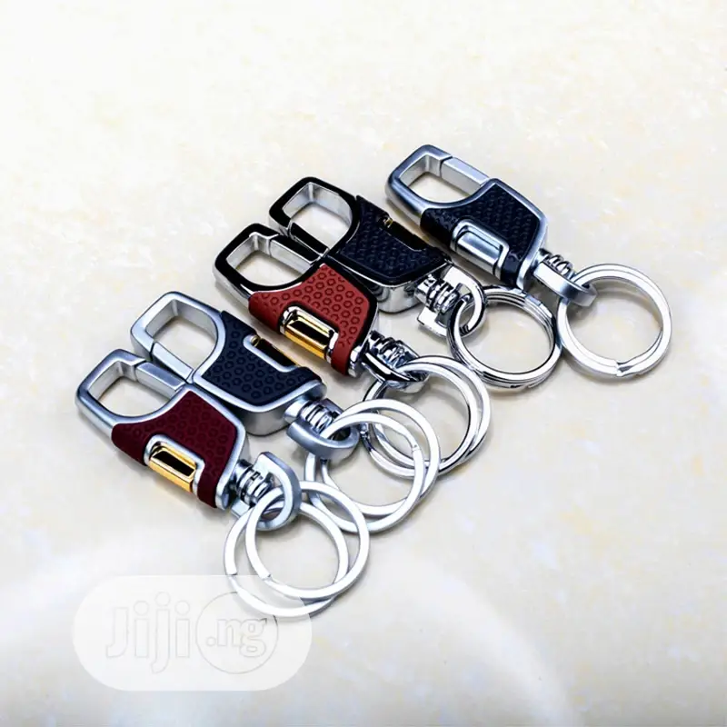 New Metal Car Key Ring Metal Key Chain Car 12pcs