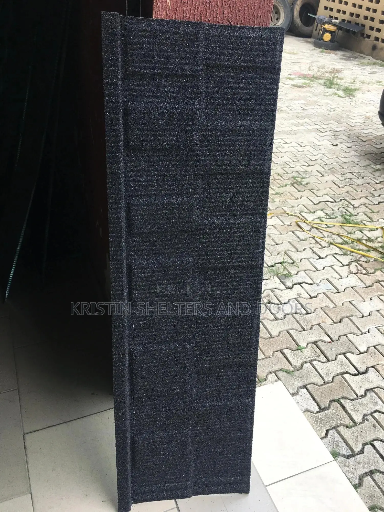 Chrisore Pure Black Shingle Roofing Sheet