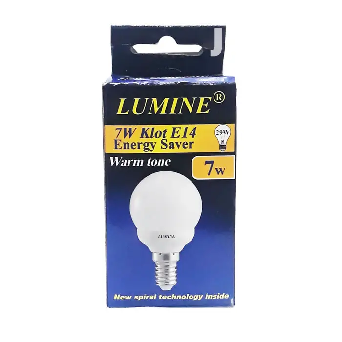 5pcs Lumine 7W E14 Energy Saver Bulb