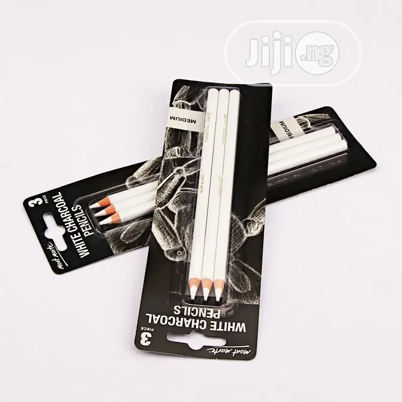 3pcs/Set White Highlight Sketch Charcoal Pencil Profession
