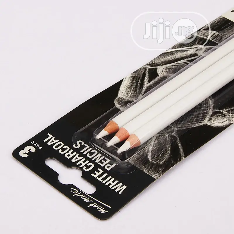 3pcs/Set White Highlight Sketch Charcoal Pencil Profession