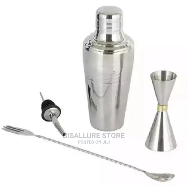 Bartender Cocktail Shaker Set - 4 Pieces