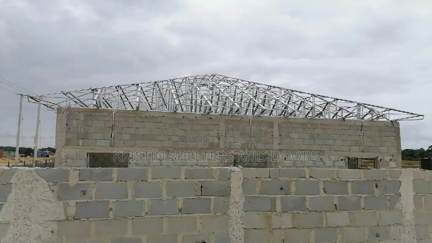Light Gauge Steel Trusses Galvanized Roofing