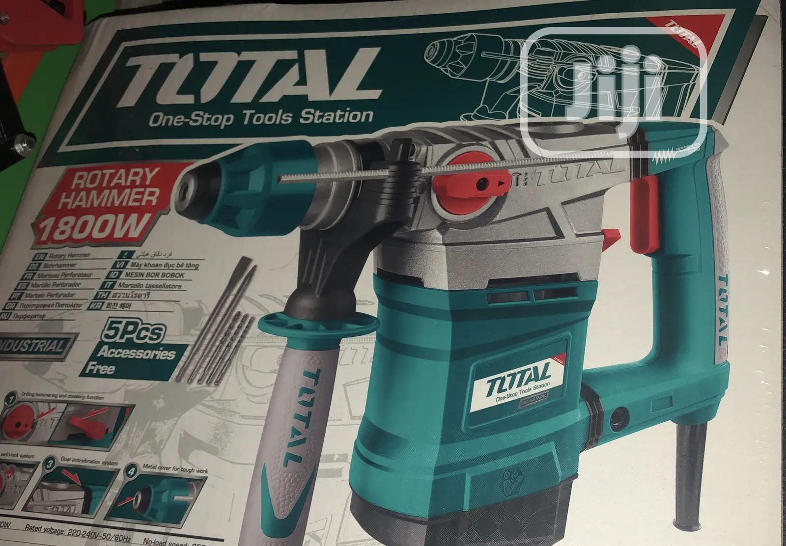 Total Rotary Hammer Machine 1800w Professional