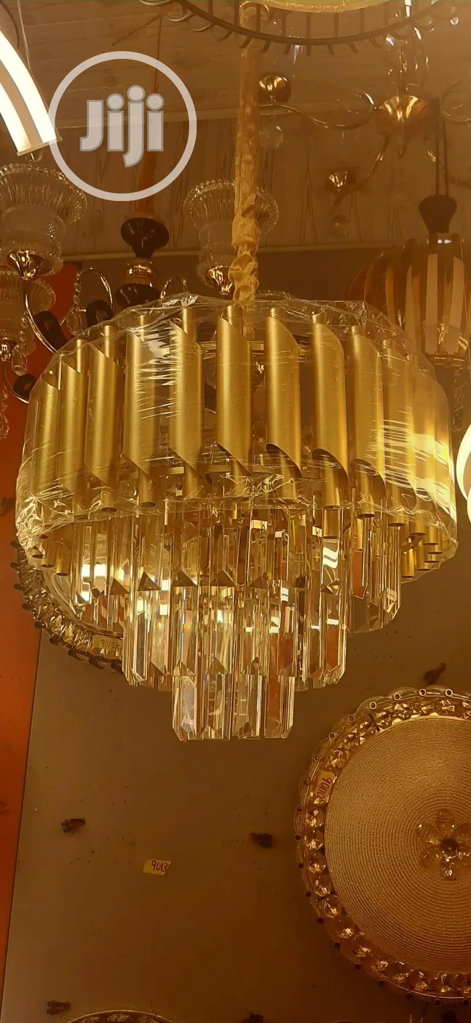 Crystal Gold Chandelier