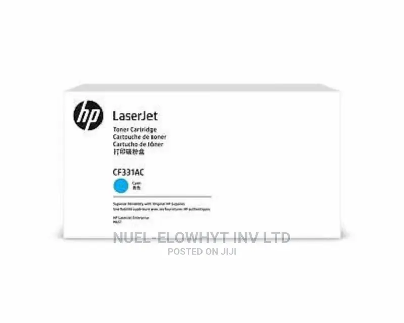HP 654AC Colorsphere Cyan Toner Cartridge CF331AC