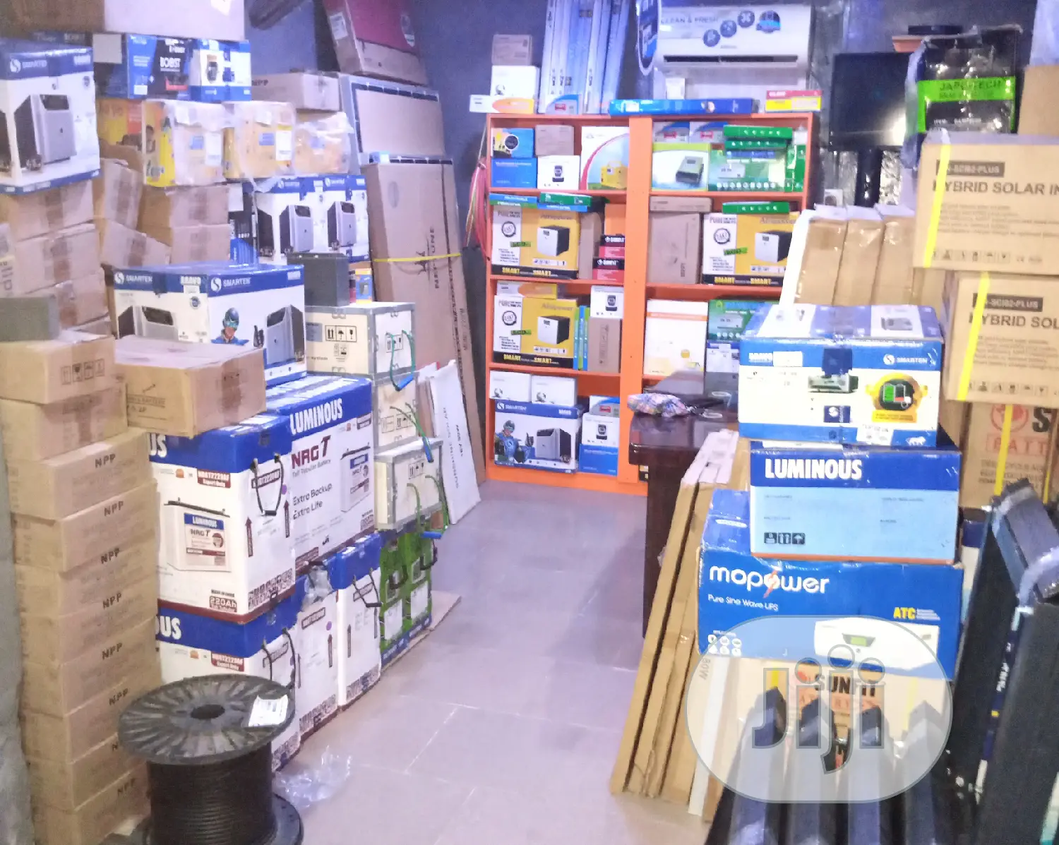 Batteries, Inverters, Solar Panels, Controllers