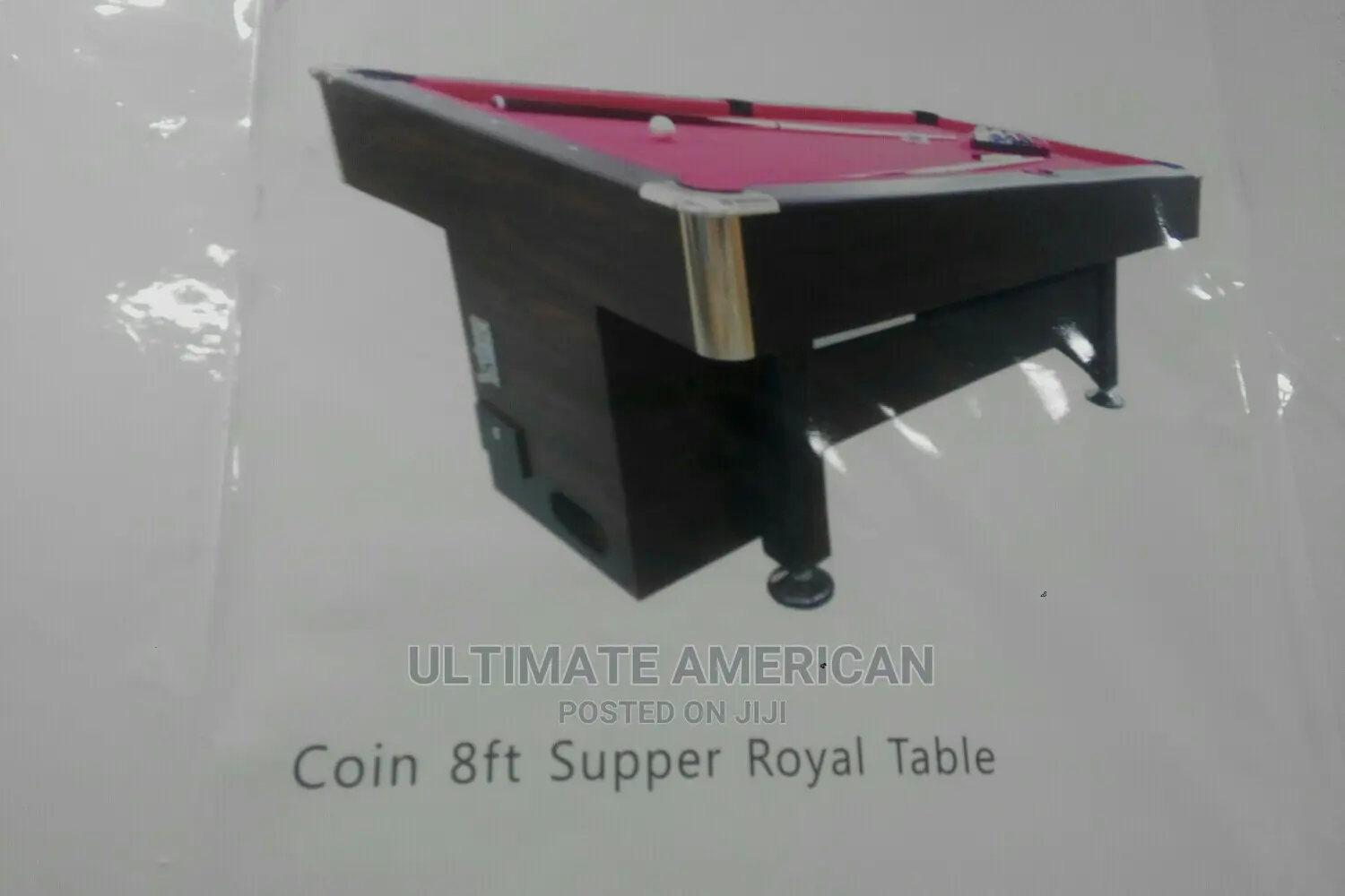 Supper Coin Royal 8fit Table Snooker Wit Coin Brand New