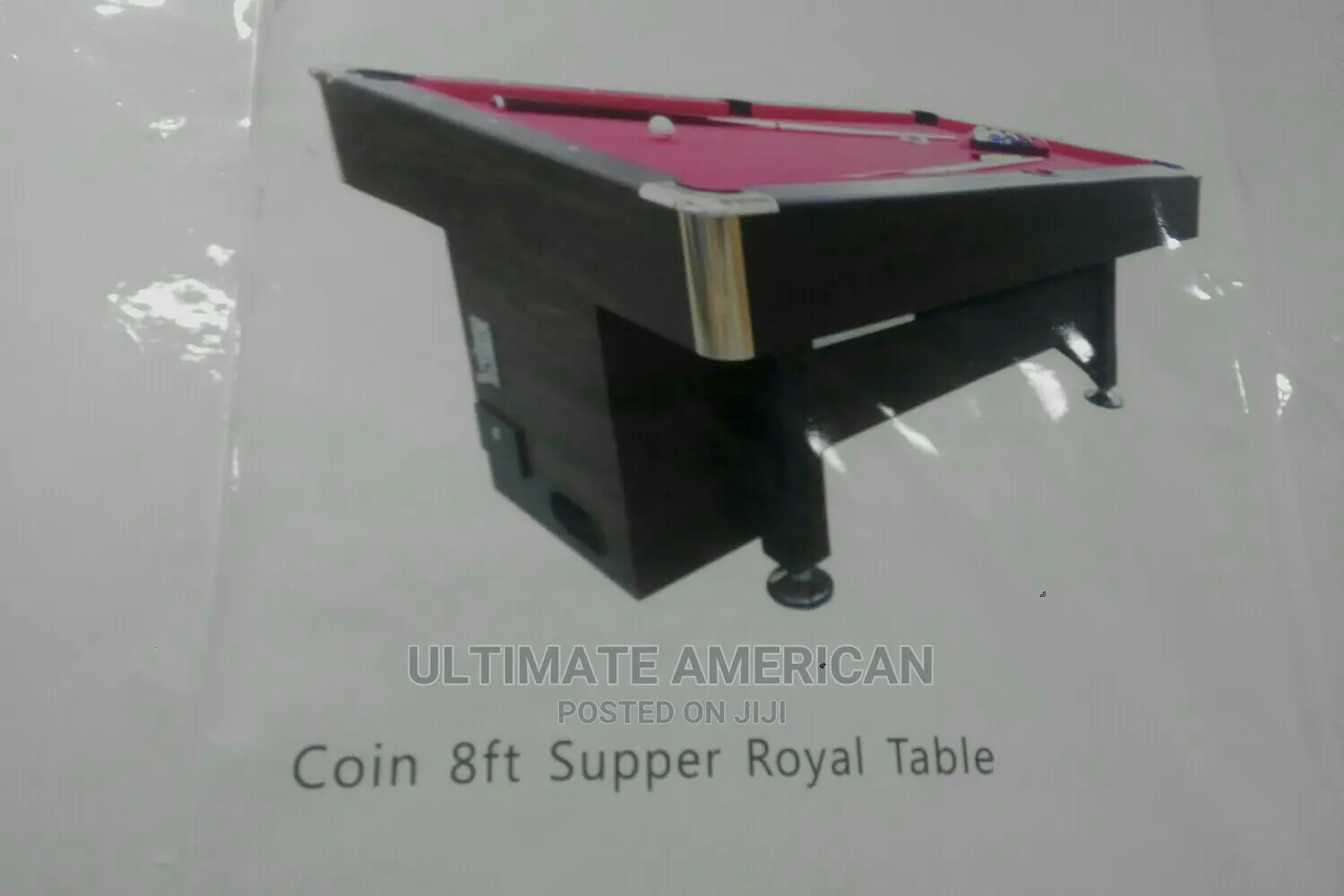 Dubai Coin Snooker Table 8fit by 4fit Wit Ful Accessories