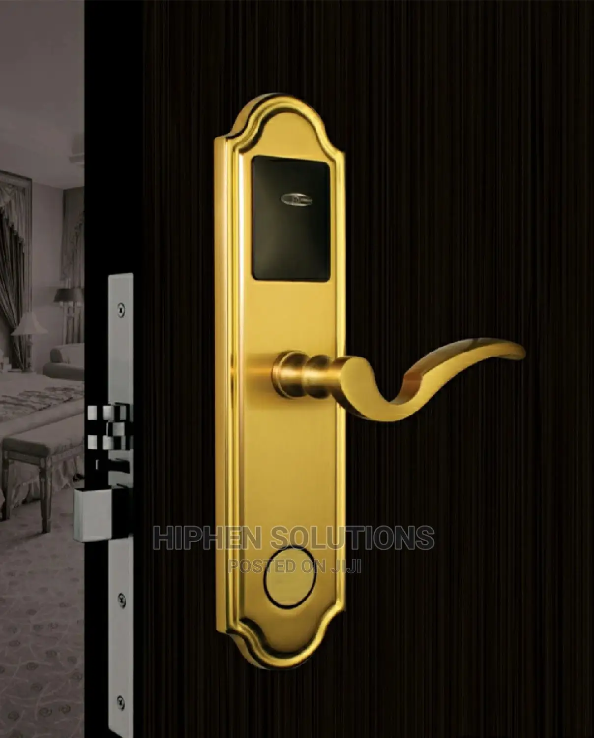 Hotel Card Lock (Golden)