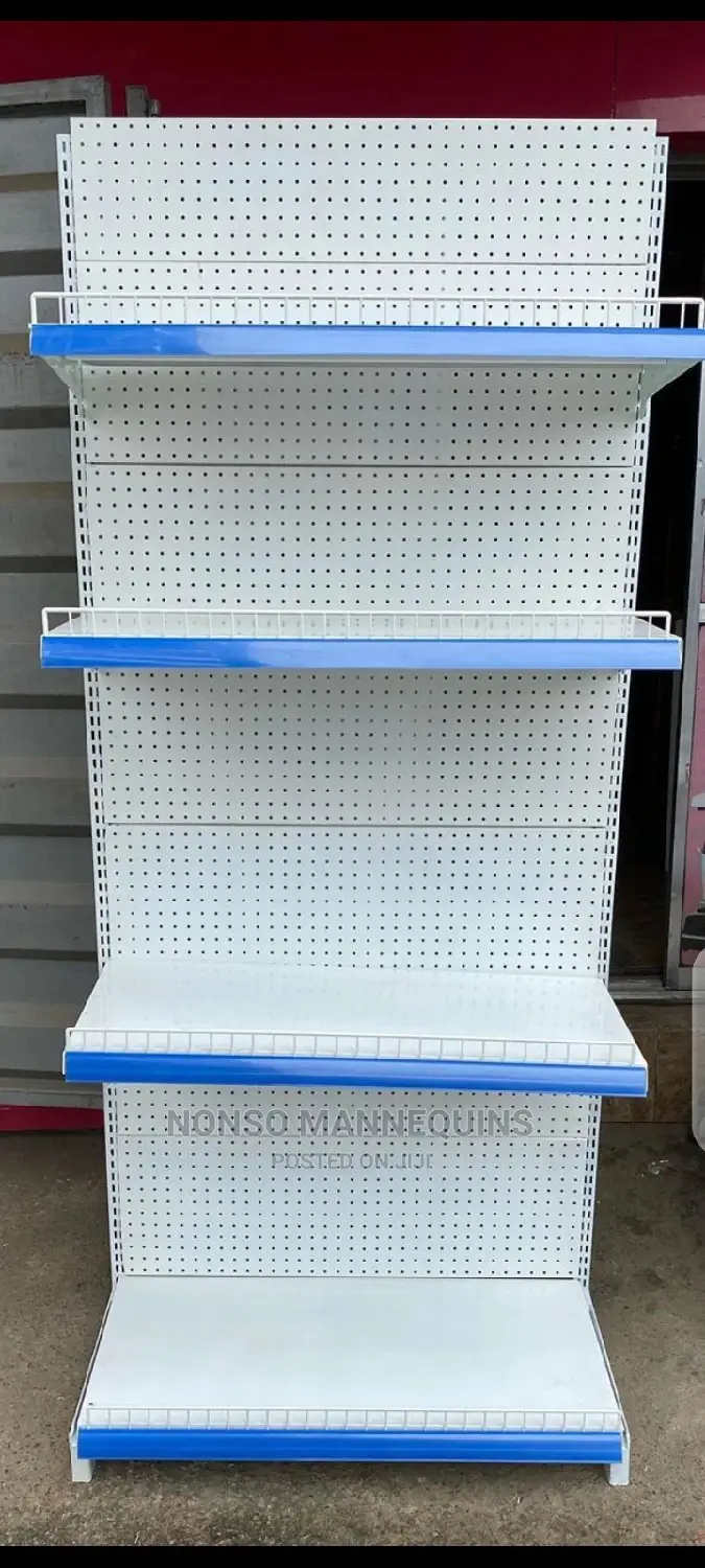 7feets Height Gondola Shelves With 4 Steps Per Unit
