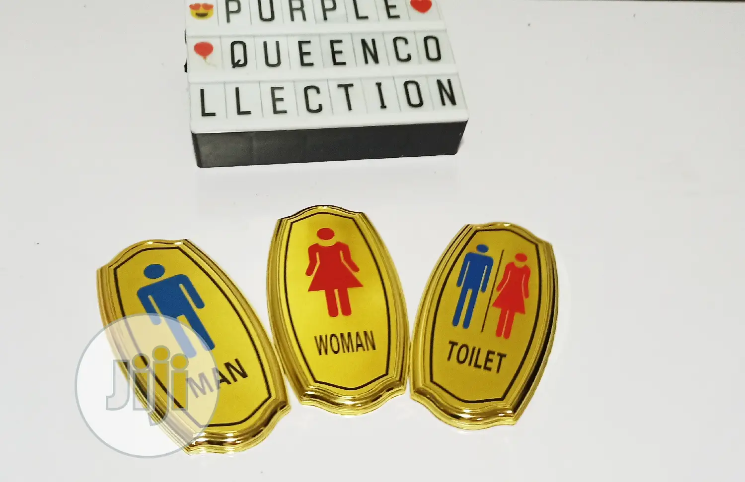 Toilet Door Signs (Man and Woman Symbols)