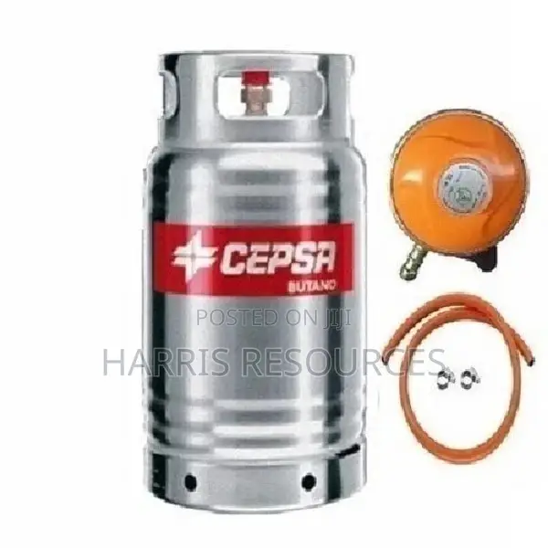 Cepsa 12.5kg Gas Cylinder+Horst+Pins+Regulator