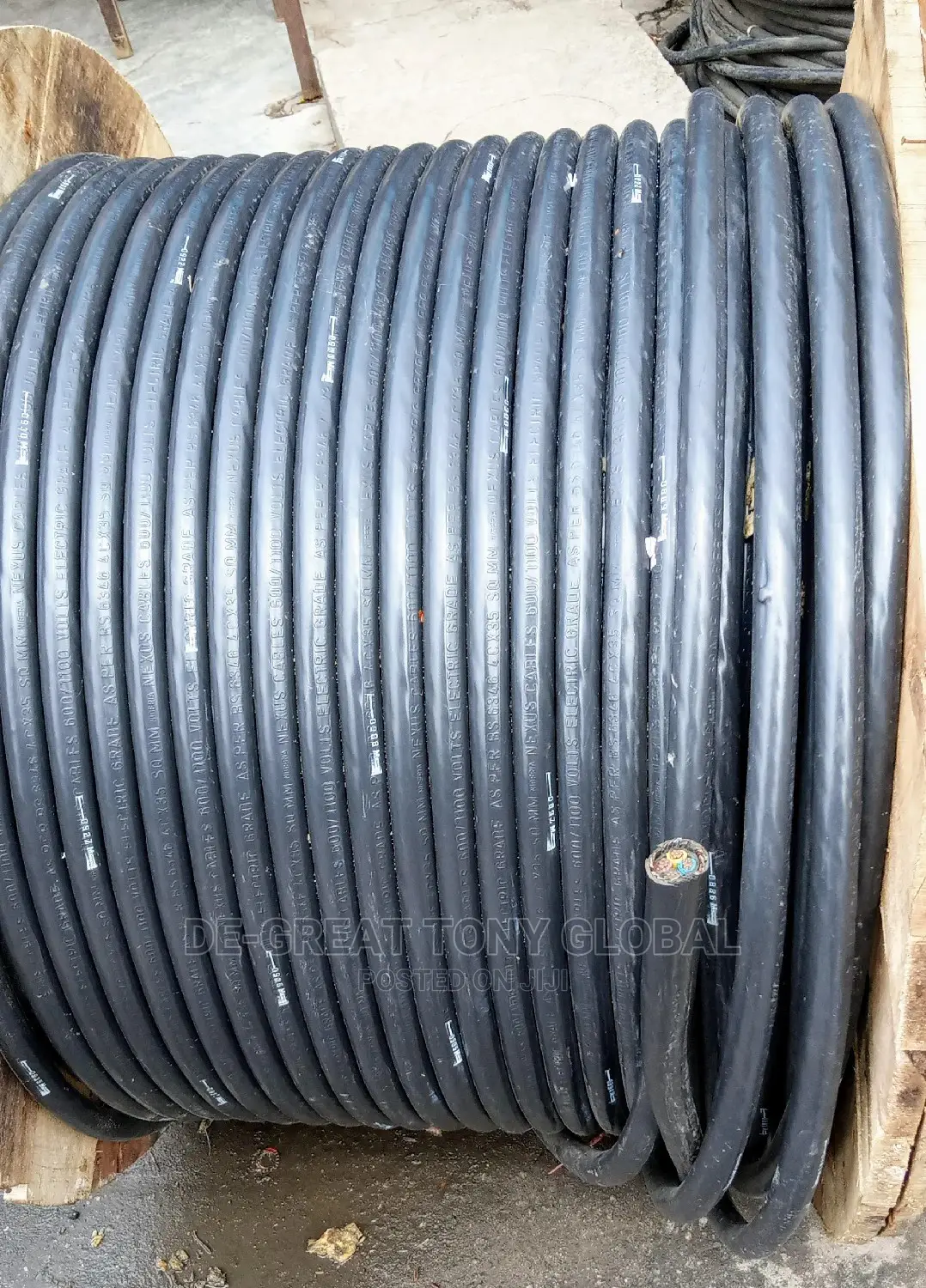 Armoured Cables 25mm X 4core