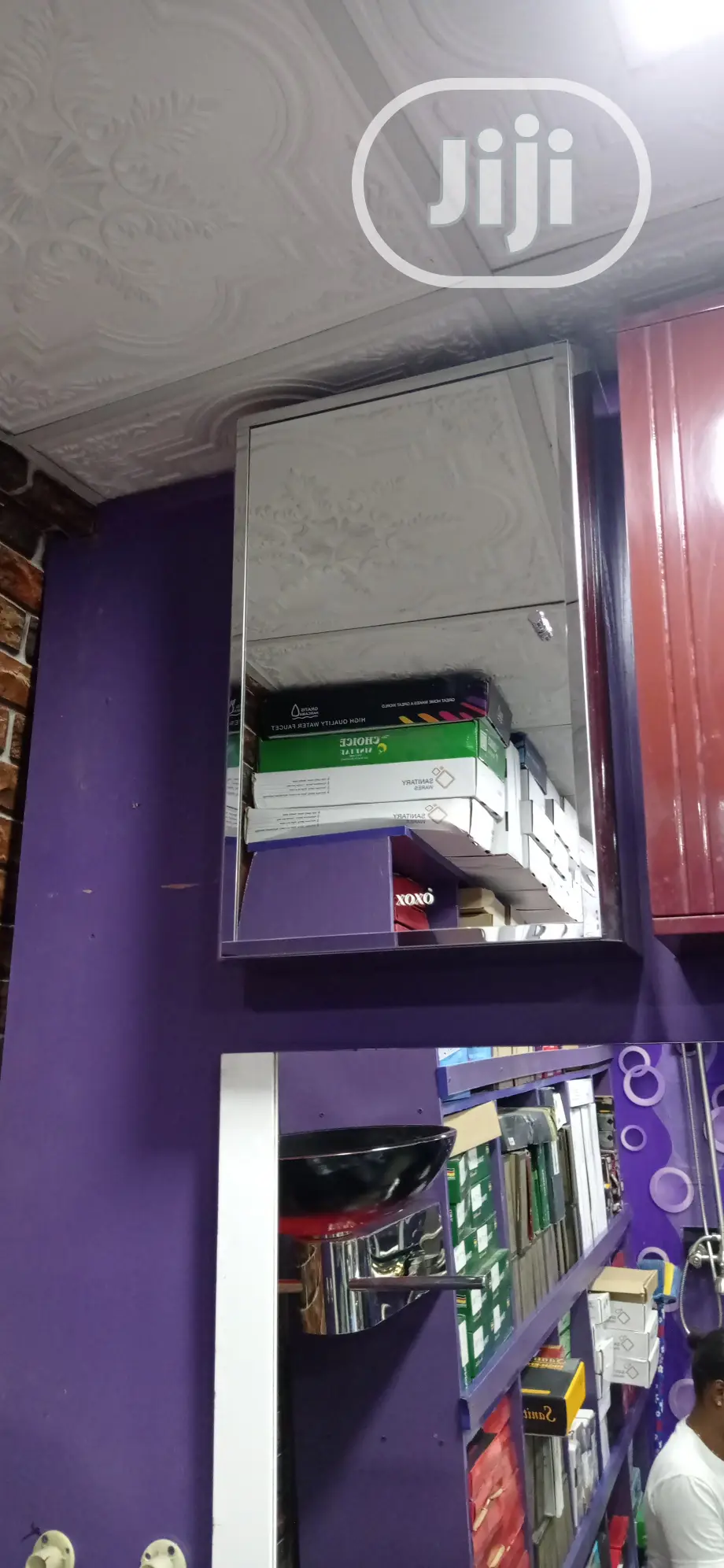 Stainless Cabinet Mirror