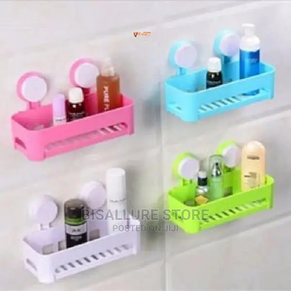 Suction Bathroom And Kitchen Shelves