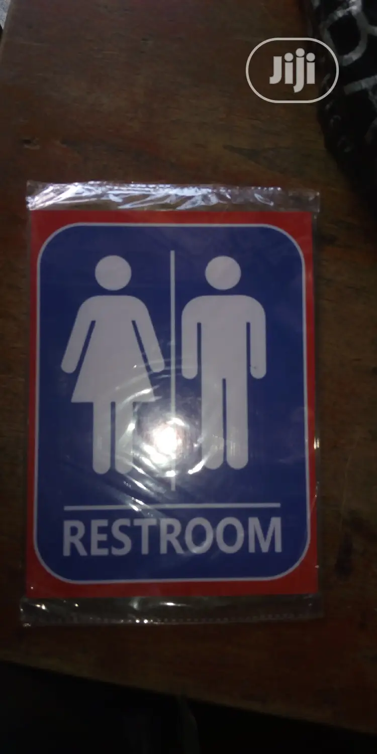 Rest Room Signage.