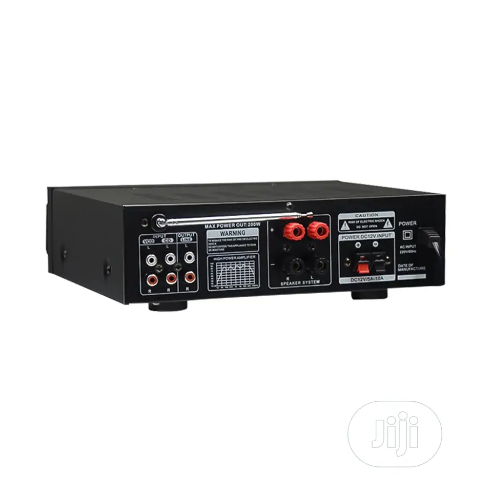 Audio Car/Home Amplifier With Bluetooth