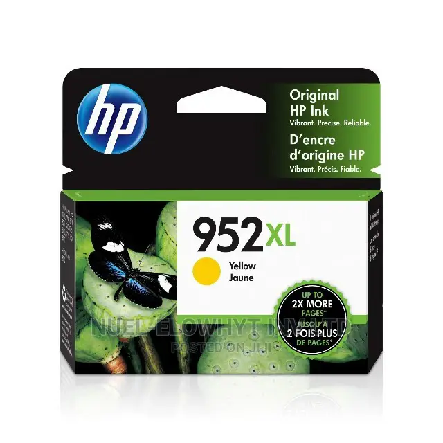 HP 952XL High Yield Yellow Original Ink Cartridge, L0S67AN