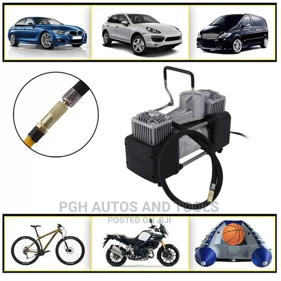 Double Compressor Tyre Pump
