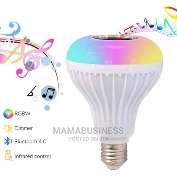 Led Light Bluetooth Speaker Bulb With Remote Control